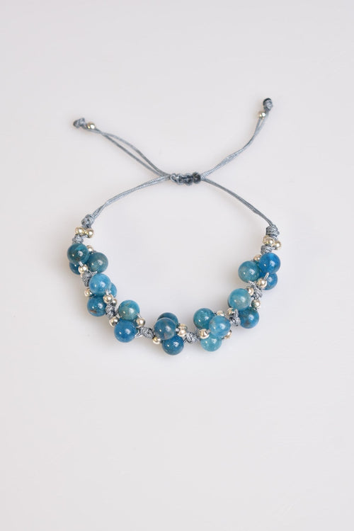 Apatit Üçlü Makrome Özel Tasarım Bileklik 6 mm