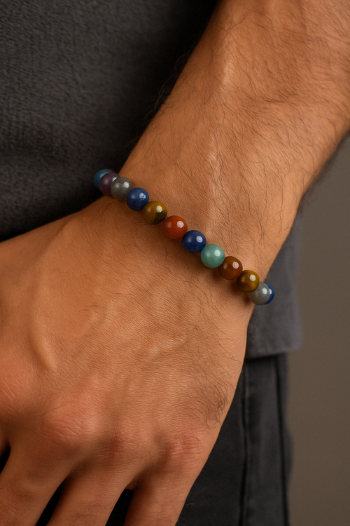 Aslan Burcu Doğal Taş Bilekli 8 mm