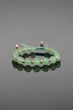 Aventurine Natural Stone Macrame Knit Bracelet
