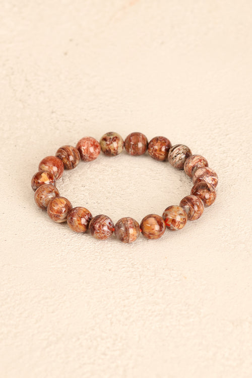 Avustralya Opali Doğal Taş Bileklik 10 mm