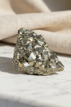 Pyrite Natural Stone Raw Piece | Collectible Metallic Shiny Natural Stone