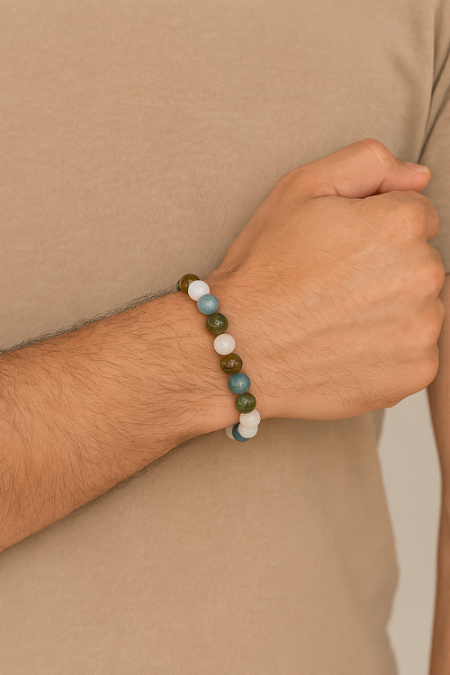 Balık Burcu Doğal Taş Bilekli 8 mm