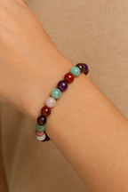 Başak Burcu Doğal Taş Bilekli 8 mm