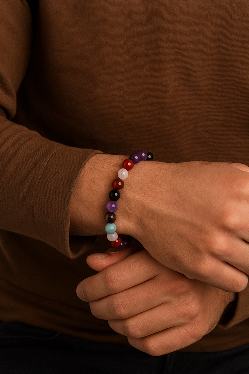 Başak Burcu Doğal Taş Bilekli 8 mm