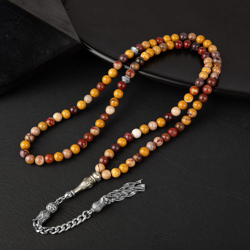 Jasper Doğal Taş Tesbih 99luk - 6mm