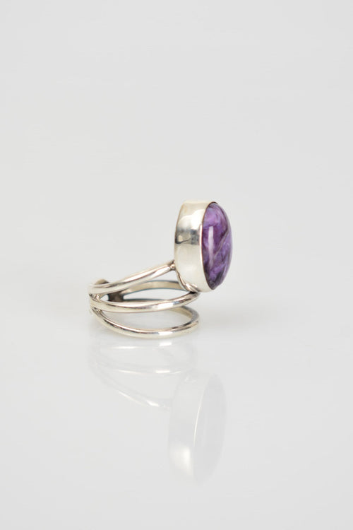 Çeroit Doğal Taş 925 Ayar Gümüş Yüzük