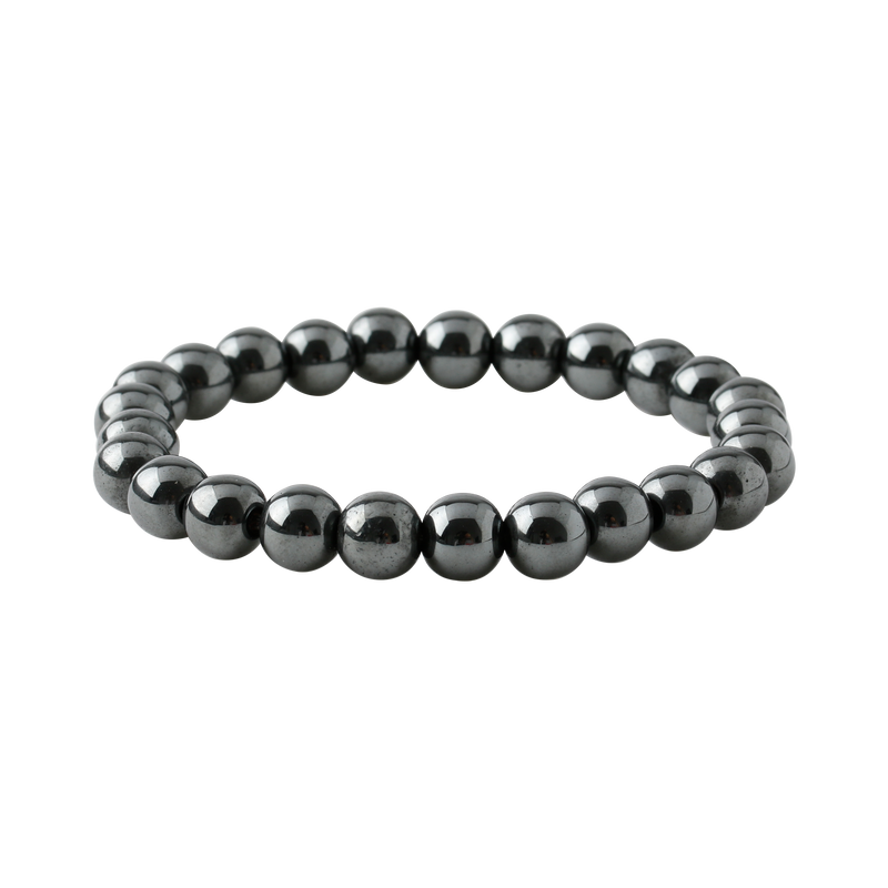 Hematit 8mm Doğal Taş Bileklik