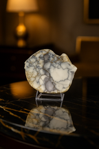 Dentiritli Opal Doğal Taş Standlı Plaka