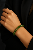 Diopsit Doğal Taş Bileklik 6 mm