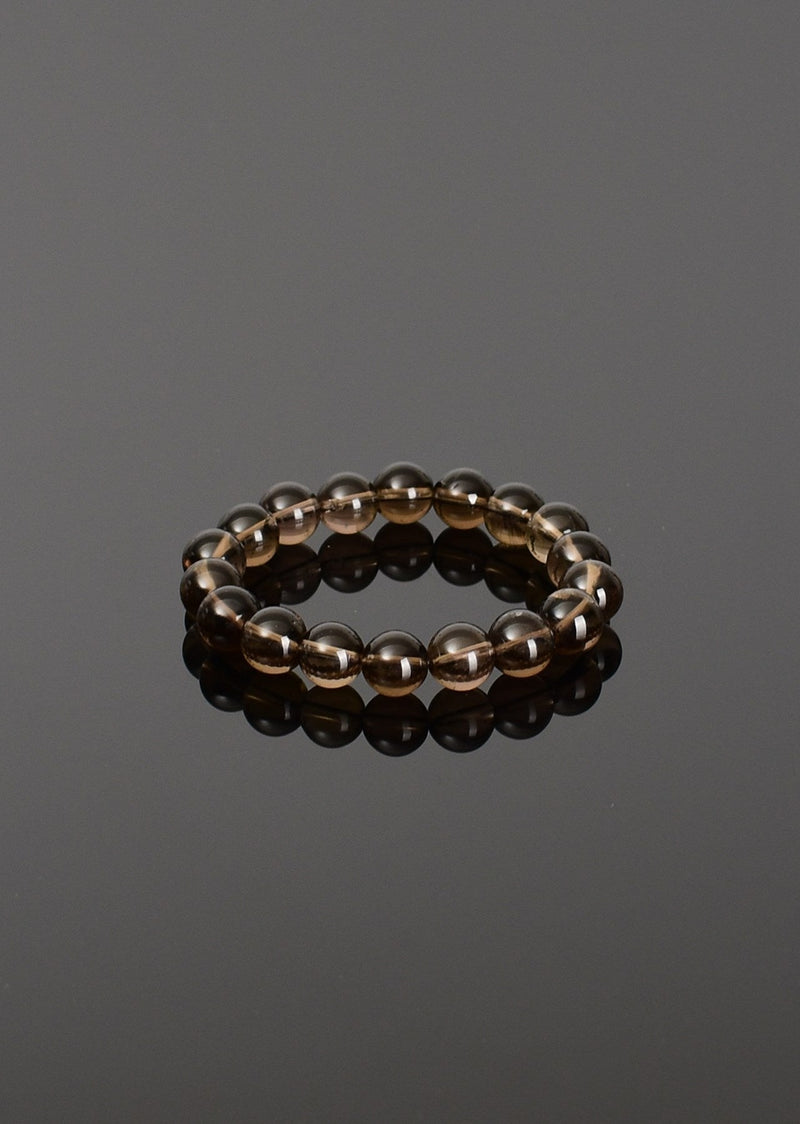 Dumanlı Kuvars Doğal Taş Bileklik 10 mm - Görsel 5 - Safnaturel