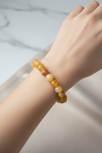 Opal Sarı 10mm Doğal Taş Bileklik - Görsel 1 - Safnaturel
