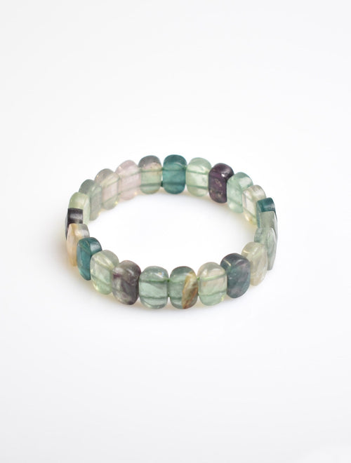 Sertifikalı Florit Doğal Taş Bileklik – Özel Rolex Kesim