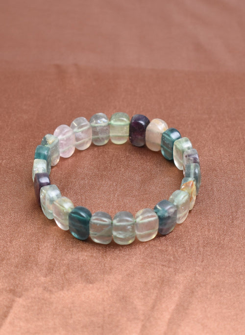 Sertifikalı Florit Doğal Taş Bileklik – Özel Rolex Kesim