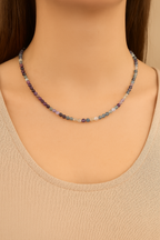 Florit Doğal Taş Kolye 3 mm