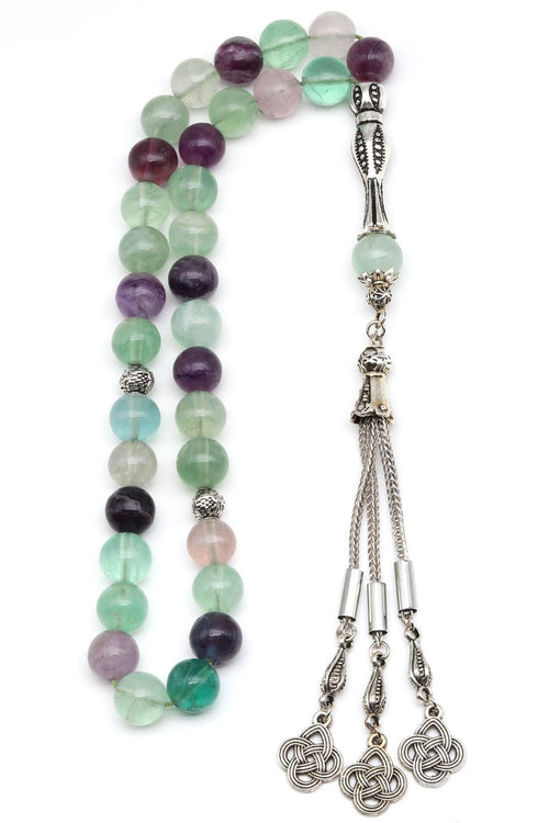 Florit Doğal Taş Tesbih 10 mm Küre Kesim