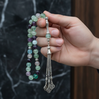 Florit Doğal Taş Tesbih 10 mm Küre Kesim