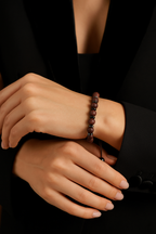 Gül Ağacı Makrome Örme Bileklik