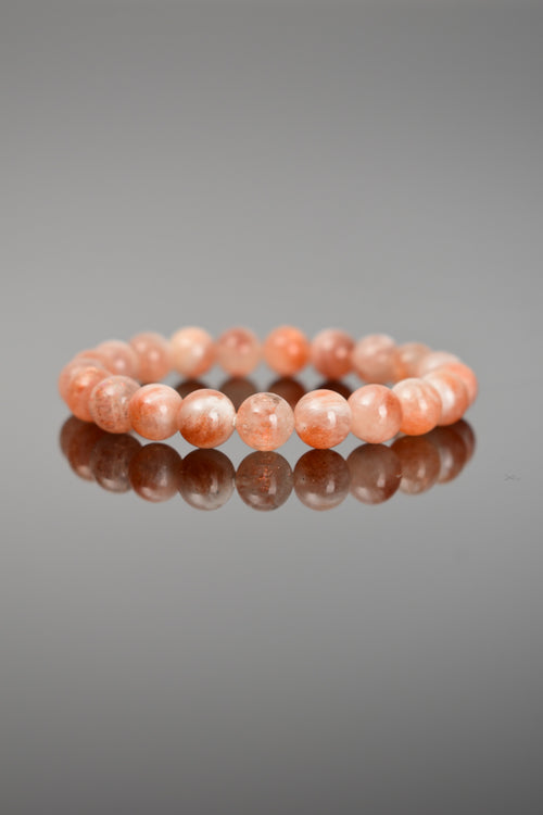 Güneş Taşı Doğal Taş Bileklik 10 mm