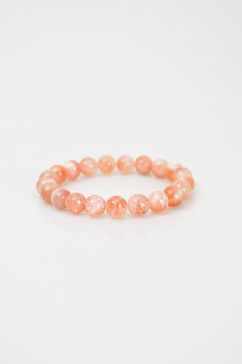 Güneş Taşı Doğal Taş Bileklik 10 mm