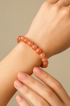 Güneş Taşı Doğal Taş Bileklik 10 mm