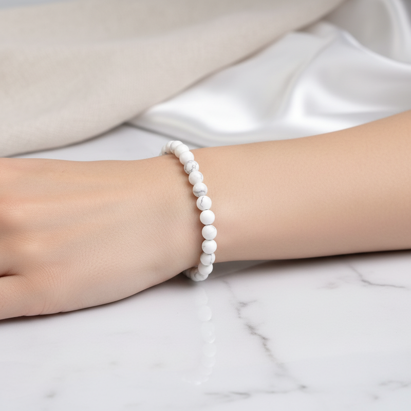Havlit Doğal Taş Bileklik 8 mm - Görsel 2 - Safnaturel