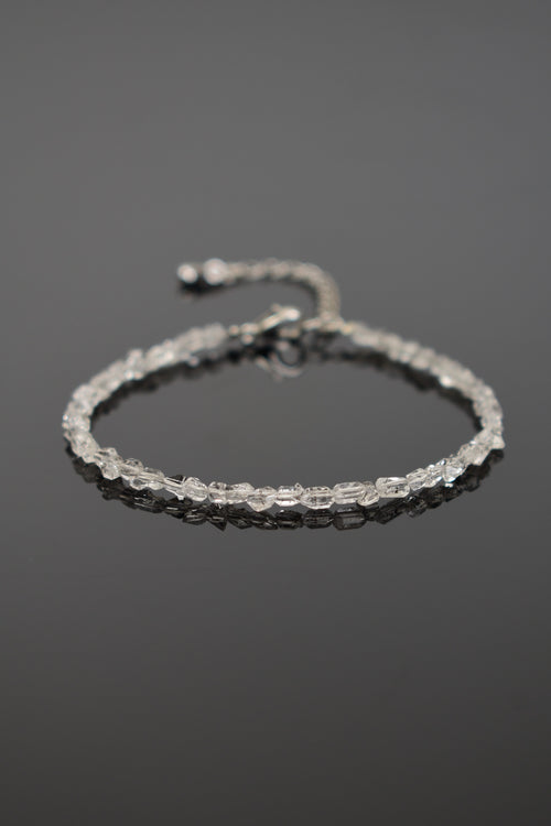 Herkimer Kuvars Doğal Taş Bileklik 3 mm