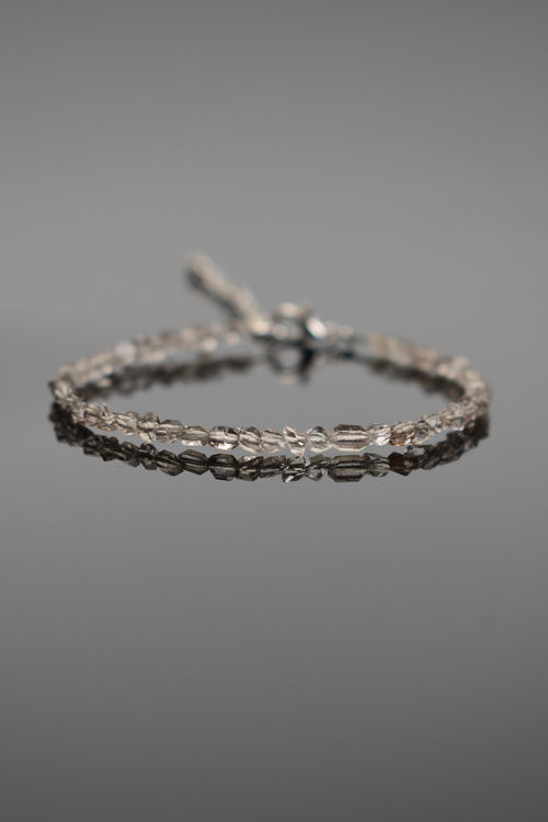 Herkimer Kuvars Doğal Taş Bileklik 3 mm