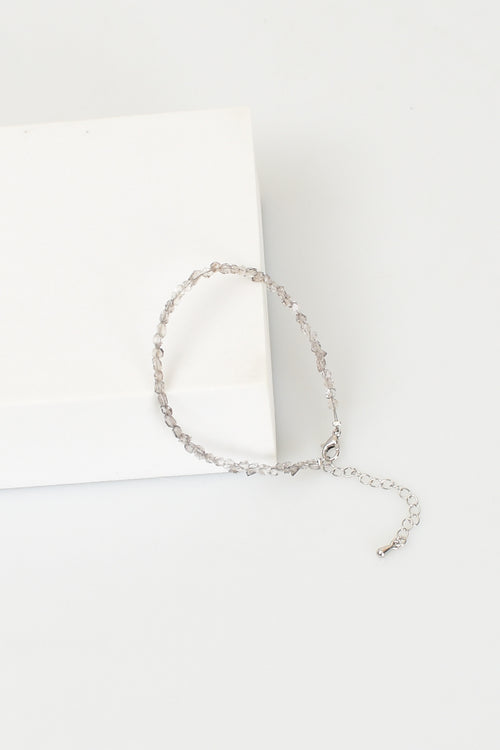 Herkimer Kuvars Doğal Taş Bileklik 3 mm