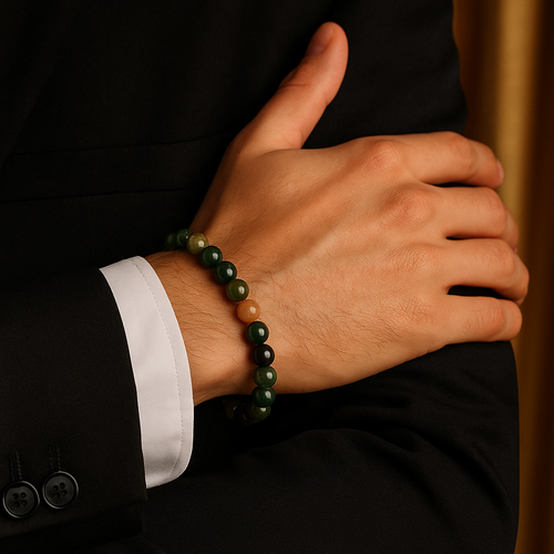 Hint Akik Doğal Taş Bileklik 8 mm