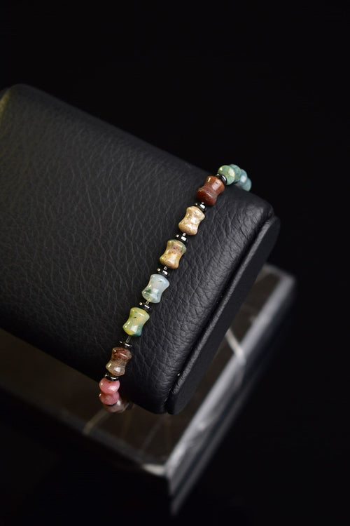 Hint Akik - Hematit Doğal Taş Unisex Bileklik