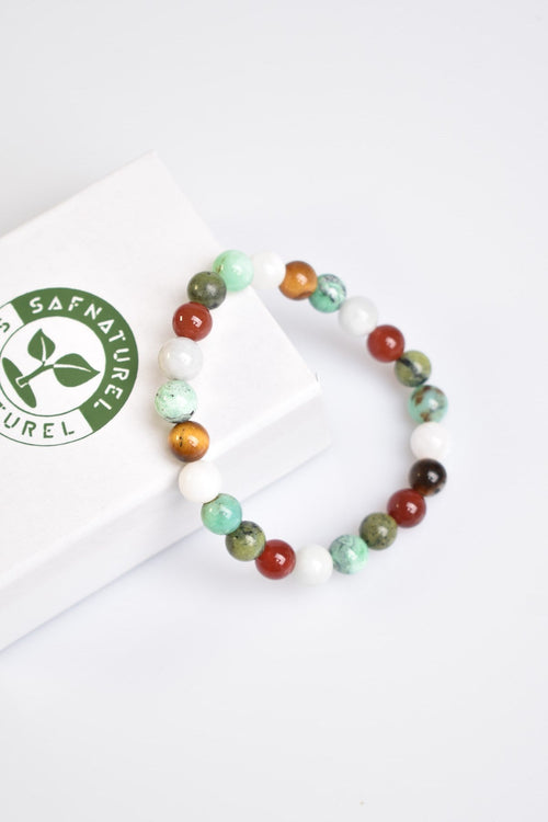 İkizler Burcu Doğal Taş Bilekli 8 mm