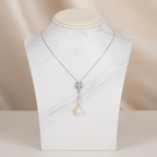 İnci Doğal Taş 925 Ayar Gümüş Kolye