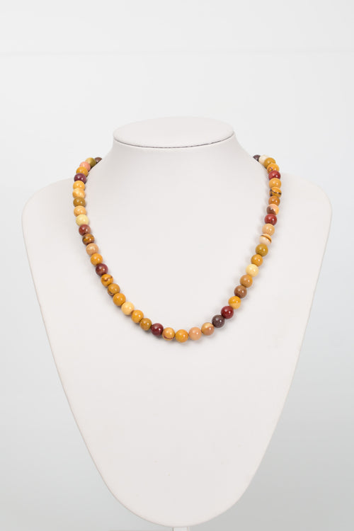 Jasper Doğal Taş Dizi Kolye 8 mm