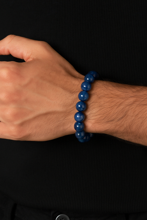 Kıyanit Doğal Taş Bileklik 10 mm