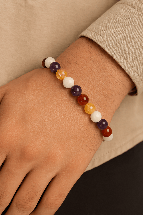 Koç Burcu Doğal Taş Bilekli 8 mm