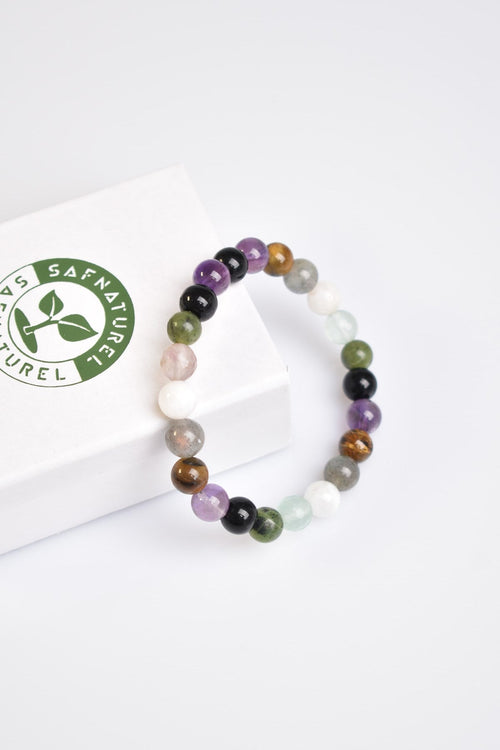 Kova Burcu Doğal Taş Bilekli 8 mm