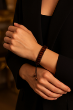 Kuka Makrome Örme Bileklik Silindir Kesim