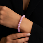 Kunzit Doğal Taş Bileklik 7 mm A+ Kalite