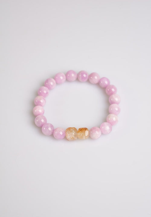 Kunzite - Citrine Natural Stone Bracelet
