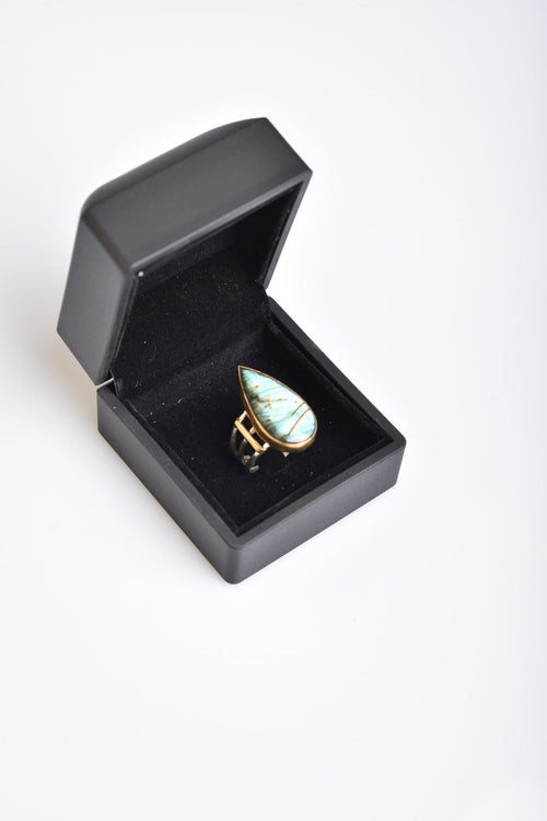 Labradorit Doğal Taş 925 Ayar Gümüş Yüzük