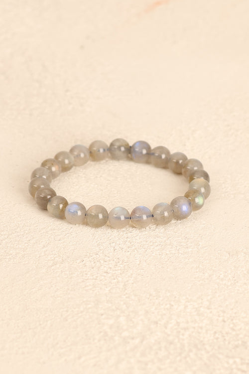 Labradorit Doğal Taş Bileklik 9 mm