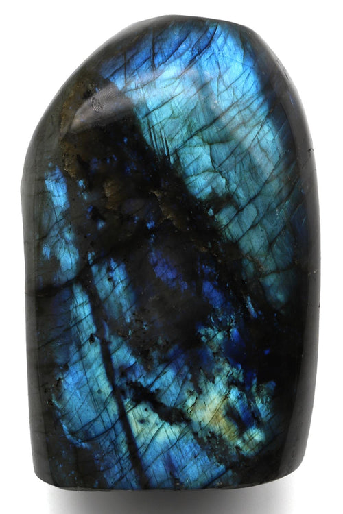 Labradorite Natural Stone Piece – 685 Gr | Collectible Sparkling Gray-Blue Natural Stone