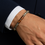 Labradorit - Kaplan Gözü Doğal Taş Unisex Bileklik