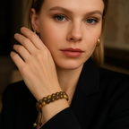 Sertifikalı Lal (Garnet) – Tsavorit Doğal Taş Bileklik – 8 mm Küre Kesim | Çift Sıra Makrome Tasarım | A+ Kalite