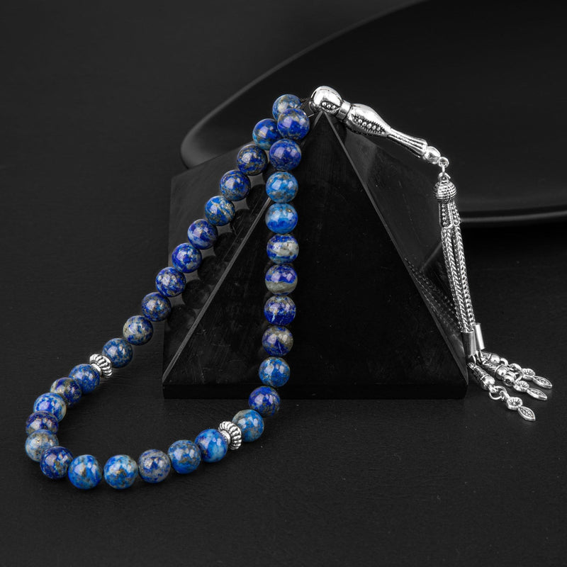 Lapis Lazuli Doğal Taş Tesbih 33lük – 8mm - Görsel 1 - Safnaturel