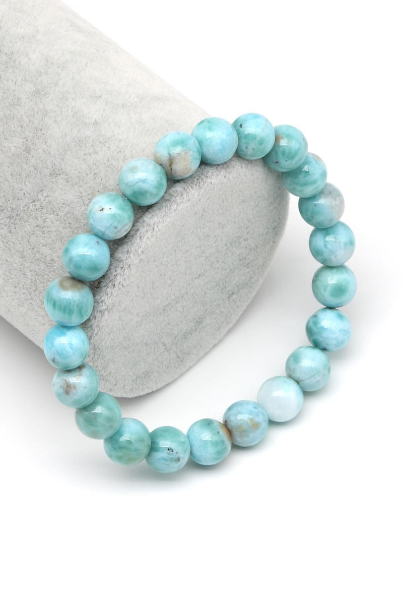 Larimar Doğal Taş Bileklik 8 mm Küre Kesim - Görsel 1 - Safnaturel
