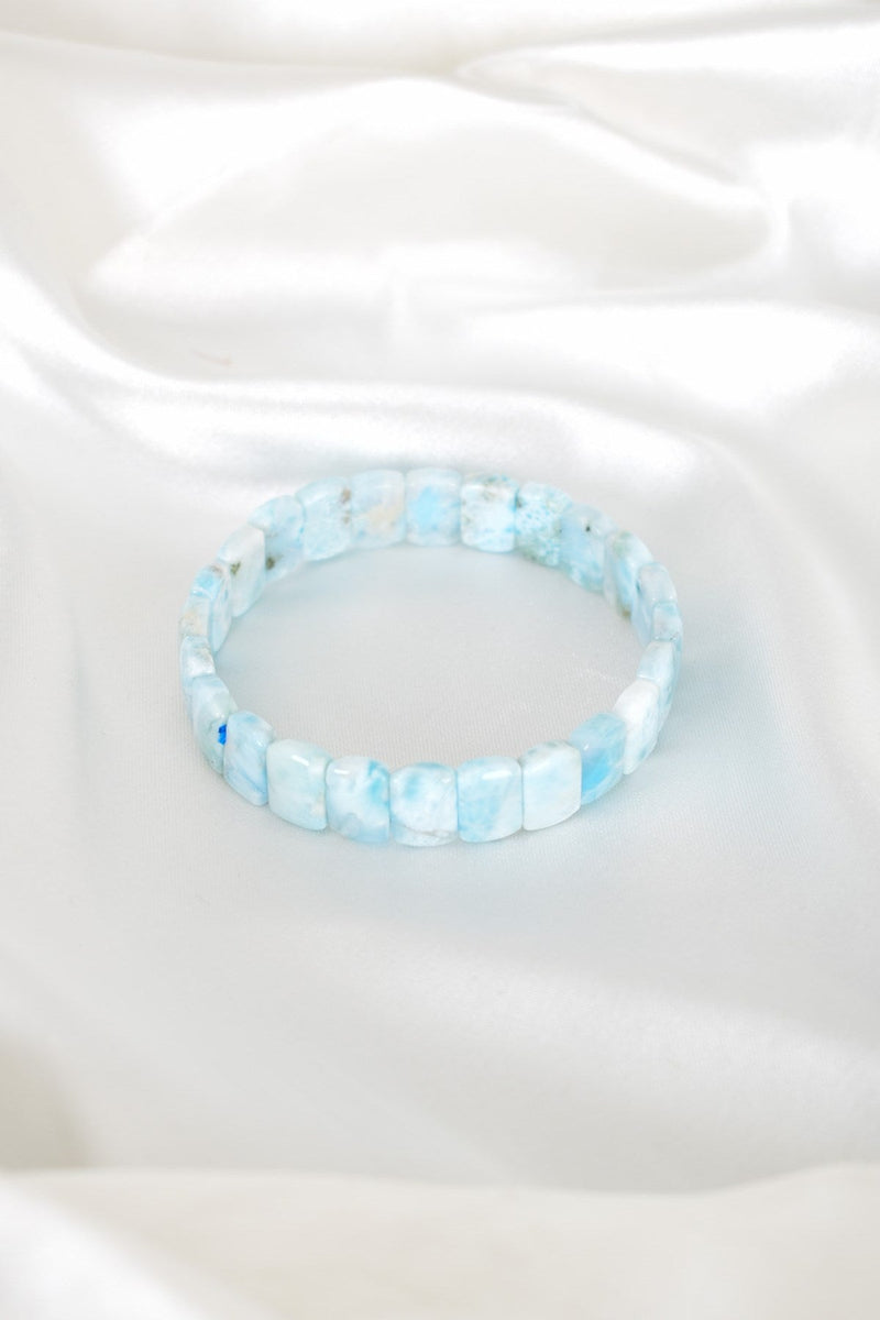 Larimar Doğal Taş Bileklik A+ Kalite - Görsel 2 - Safnaturel