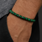 Malakit - Trehartz Doğal Taş Erkek Bileklik