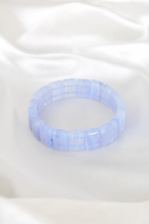 Mavi Akik Doğal Taş Bileklik A+ Kalite