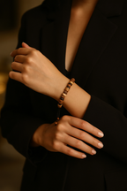 Miks Ağaç Makrome Örme Bileklik Rondel Kesim